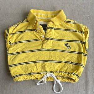 American Vintage Melrose up-cycled crop-top